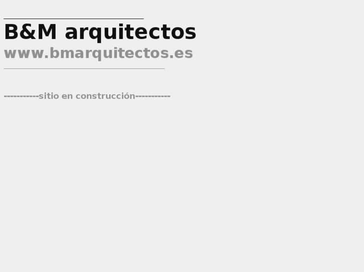 www.bmarquitectos.es