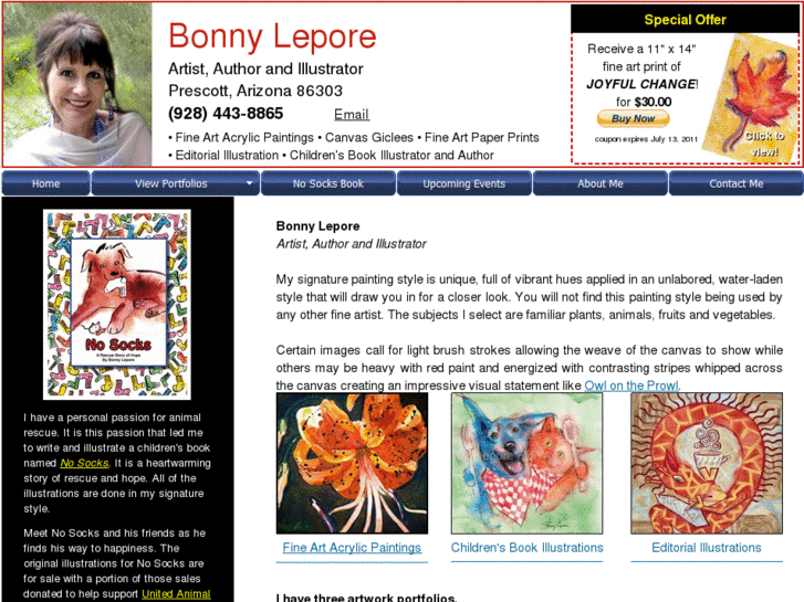 www.bonnyleporefineartist.com