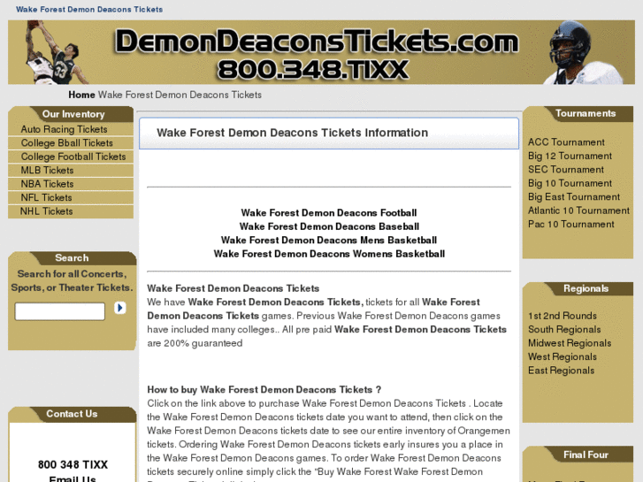 www.demondeaconstickets.com