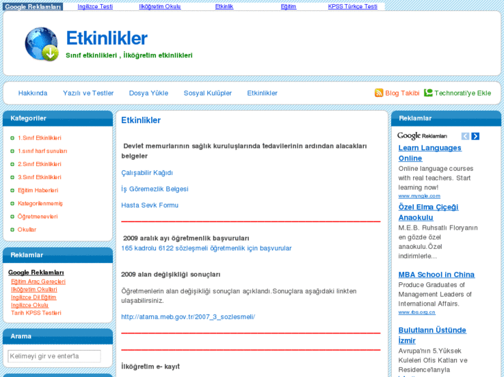 www.etkinlikler.org