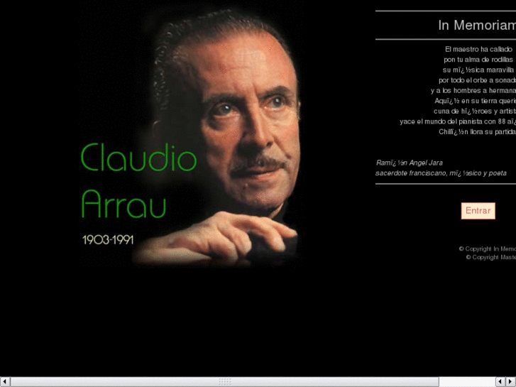 www.inmemoriamclaudioarrau.com