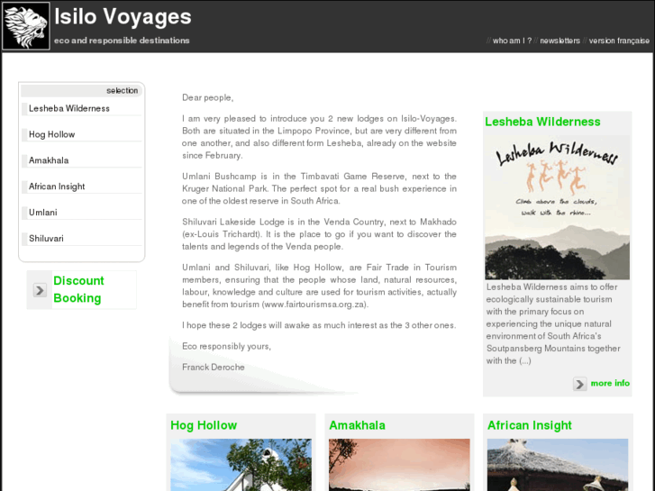 www.isilo-voyages.com