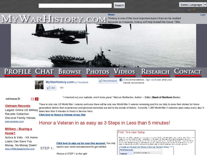 www.mywarhistory.info