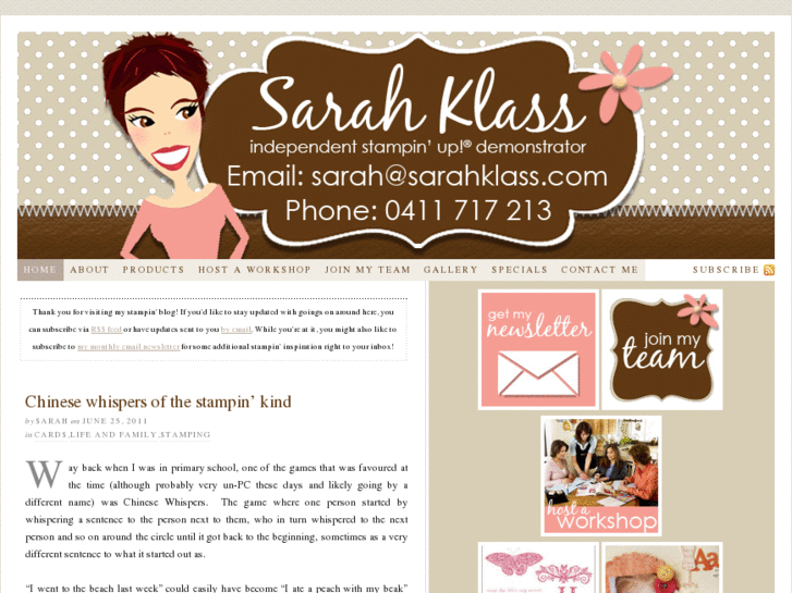 www.sarahklass.com