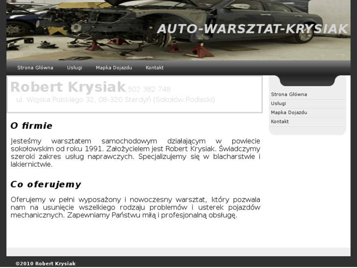 www.auto-warsztat-krysiak.com