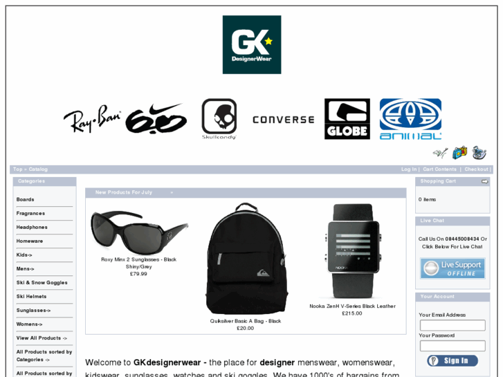 www.gkdesignerwear.com