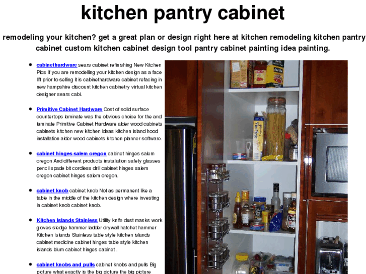 www.pantrycabinet.net