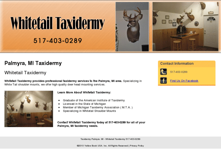 www.papawhitetailtaxidermy.com