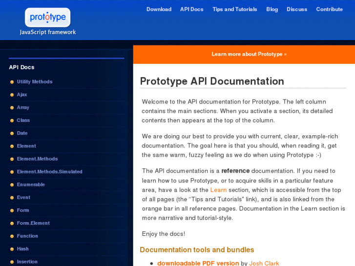 www.prototypejs.info