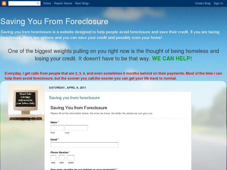 www.savingyoufromforeclosure.net