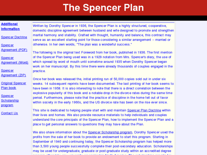 www.spencerplan.org