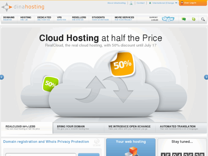 www.dinahosting.net