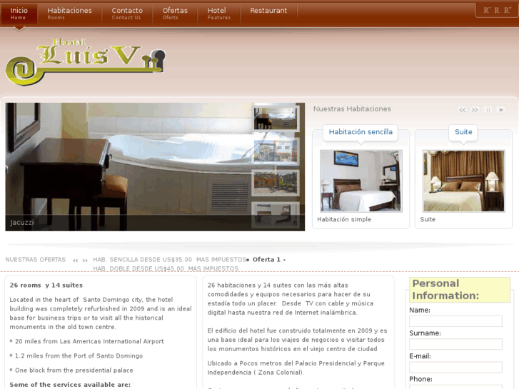 www.hotelluisv.com