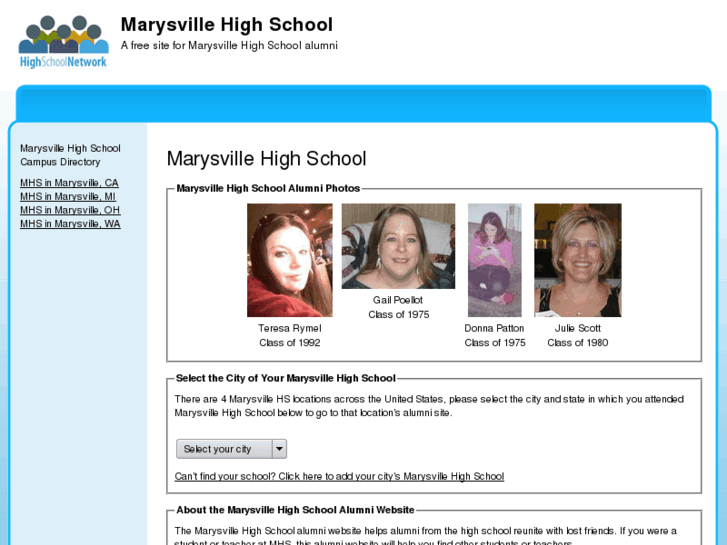 www.marysvillehighschoolalumni.com