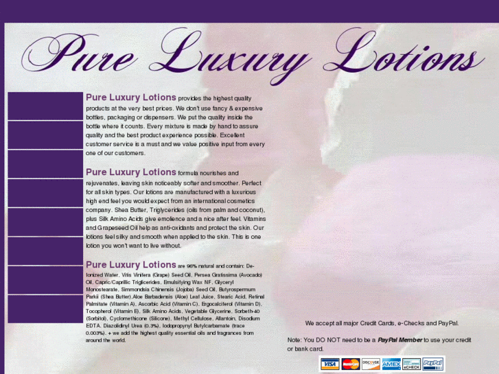 www.pureluxurylotions.com