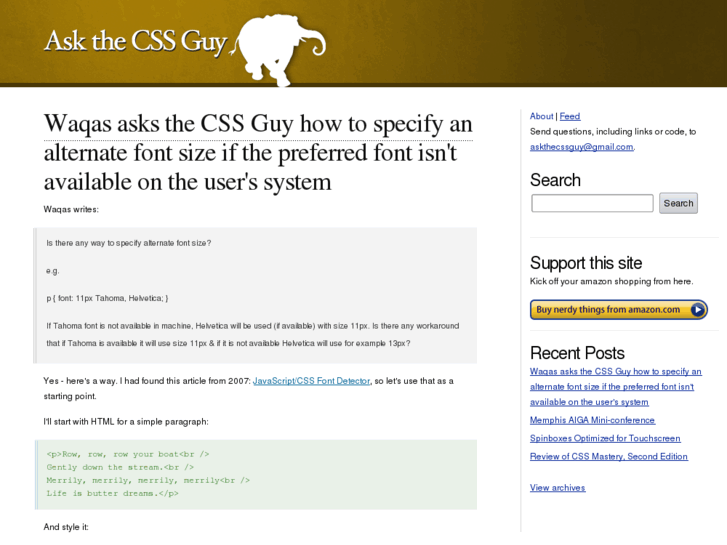 www.askthecssguy.com