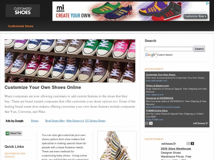 www.customizeshoes.net