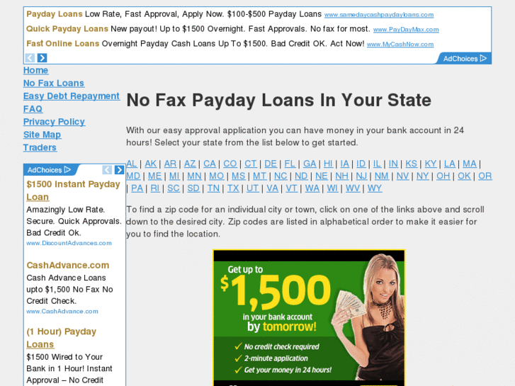 www.fastnofaxpaydayloans.com