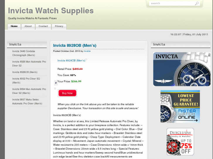 www.invictawatchsupplies.com