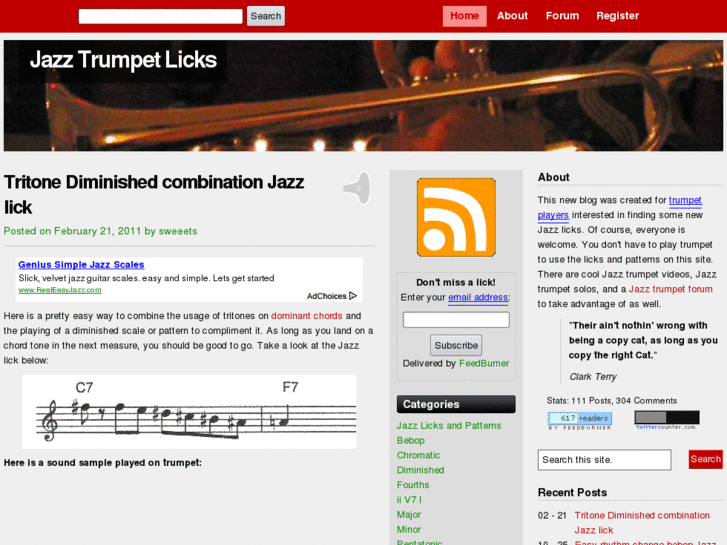 www.jazztrumpetlicks.com