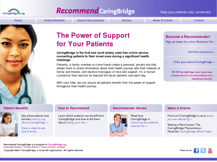 www.reccomendcaringbridge.org