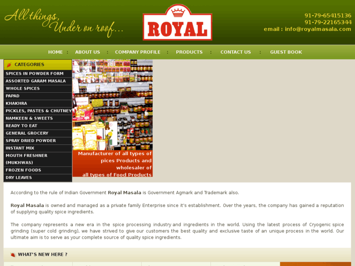 www.royalmasala.com