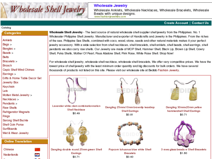 www.wholesaleshelljewelry.net