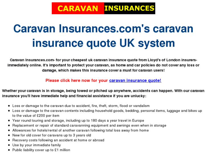 www.caravaninsurances.com