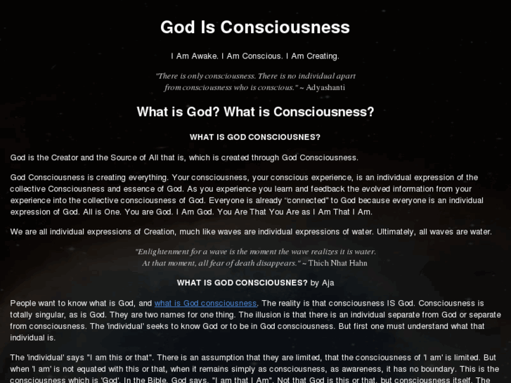 www.godisconsciousness.com