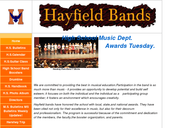 www.hayfieldbands.com