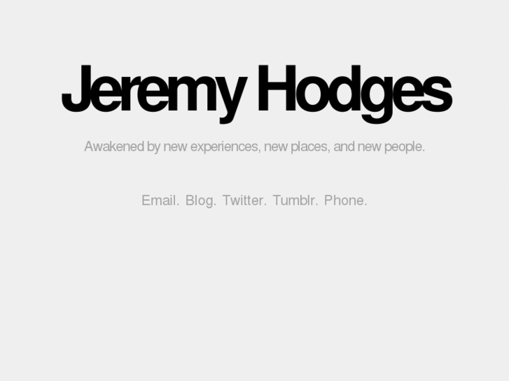 www.jeremyhodges.com