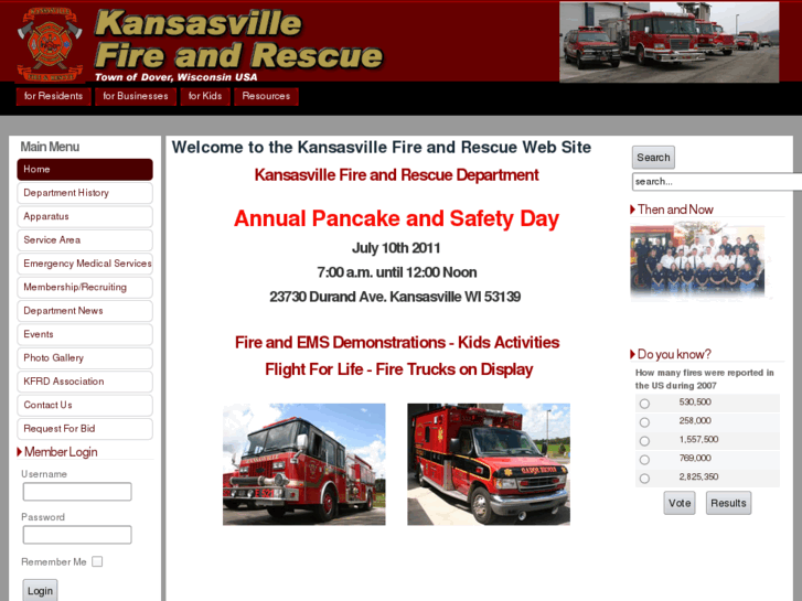 www.kansasvillefireandrescue.com