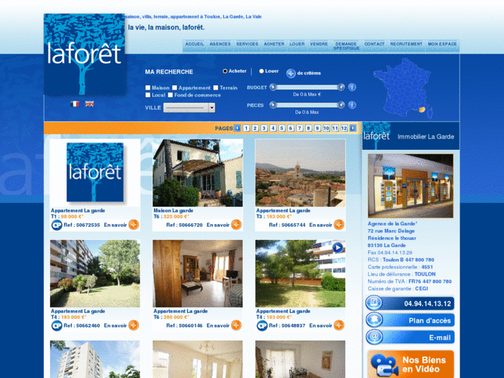 www.laforet-immobilier-lagarde.com