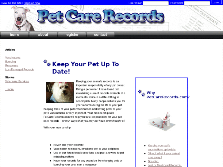 www.petcarerecords.com