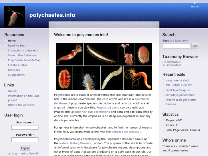 www.polychaetes.info