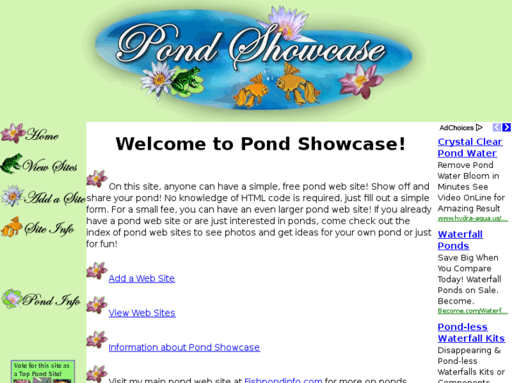 www.pondshowcase.com