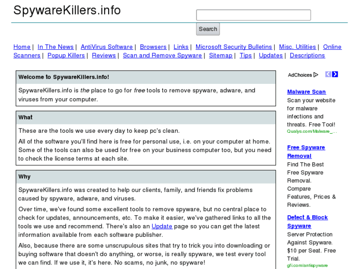 www.spywarekillers.info