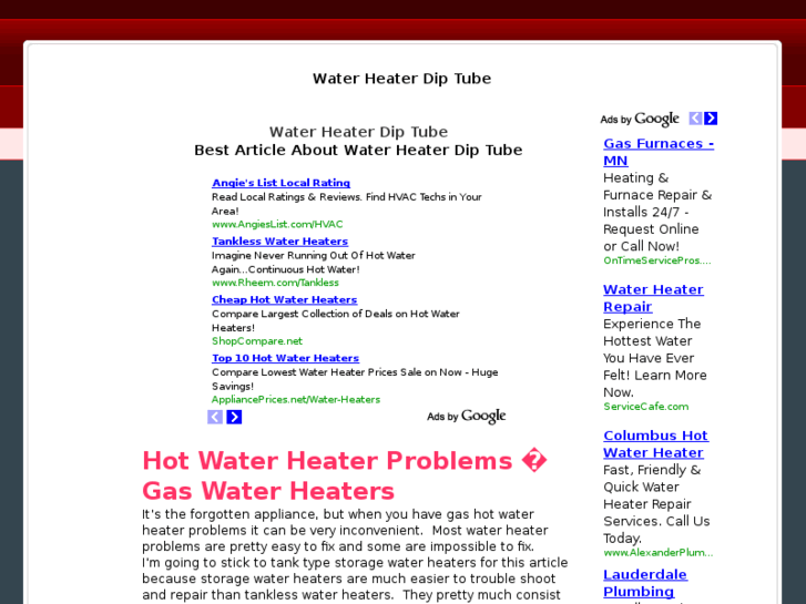 www.waterheaterdiptube.com