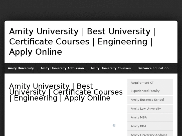 www.amityuniversity.net