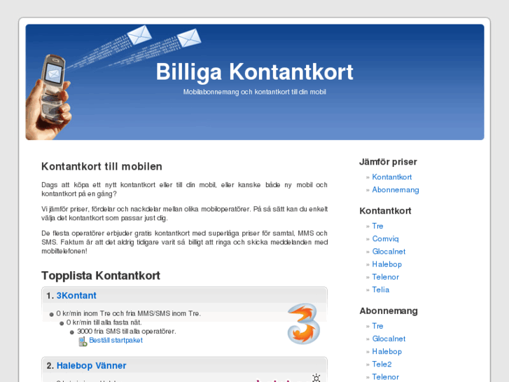 www.billigakontantkort.nu