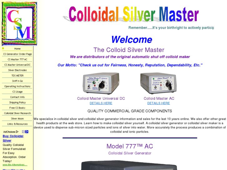 www.colloidalsilvermaster.com