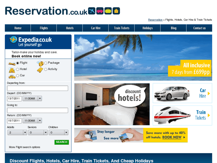 www.reservation.co.uk