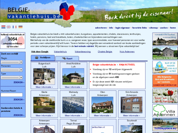 www.belgie-vakantiehuis.be