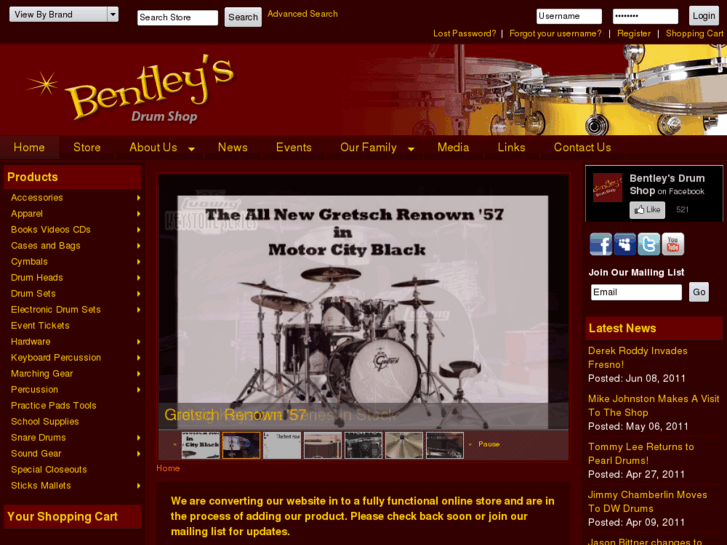 www.bentleysdrumshop.com