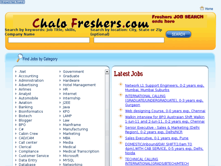 www.chalofreshers.com