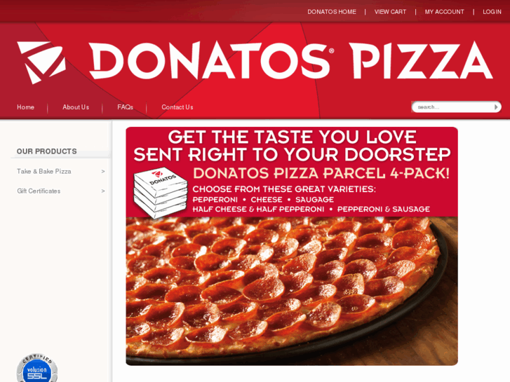 www.donatospizzaparcel.com