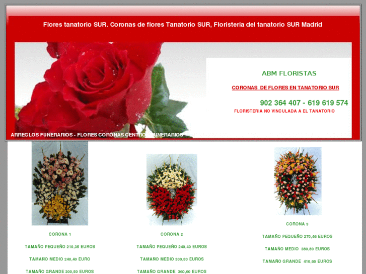 www.floristeriatanatoriosur.com.es