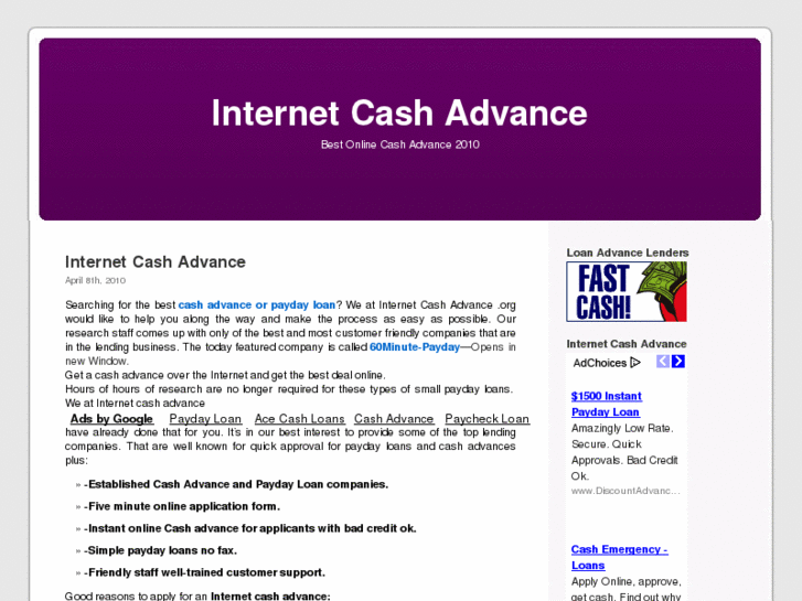 www.internetcashadvance.org