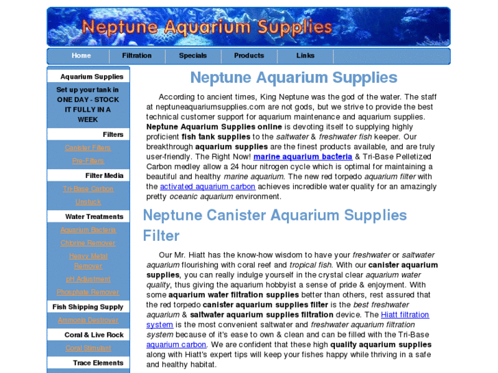 www.neptuneaquariumsupplies.com