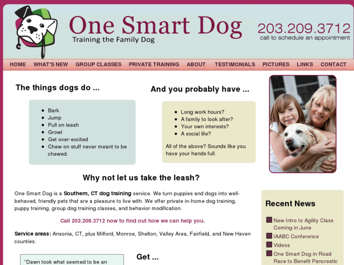 www.onesmartdogct.com